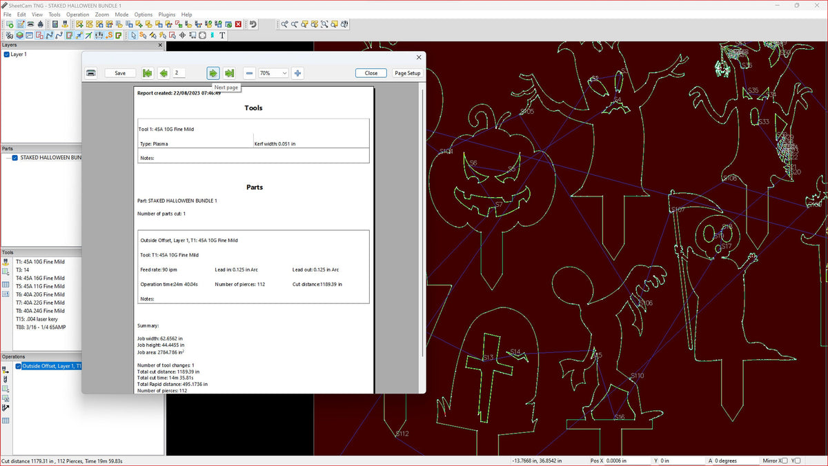 Halloween Yard Stake Bundle vector paths in design software (photo 9)