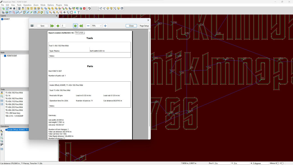 Racing Bridged Stencil Font vector paths in design software (photo 4)