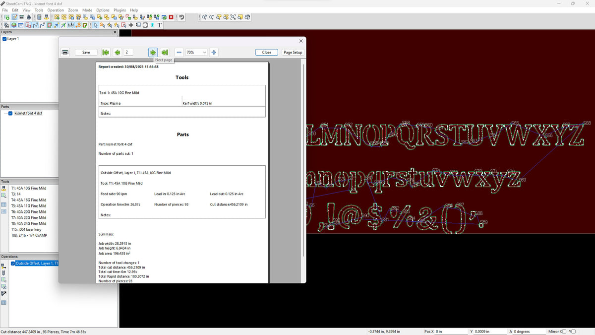 Regular Serif Bridged Stencil Font (Kismet Font 4) vector paths in design software