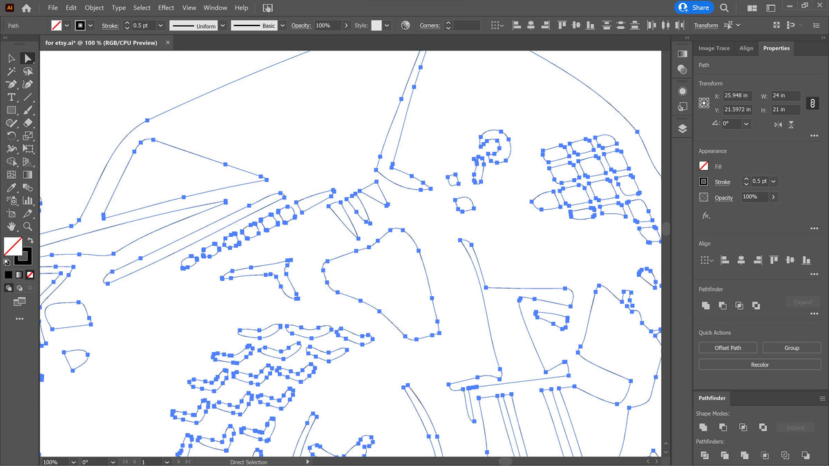 Personalized UTV Sign vector paths in design software (photo 8)