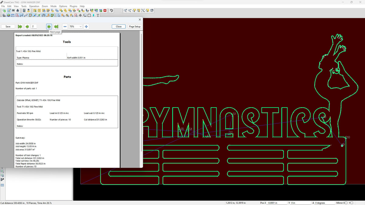 Gymnastics Medal Hangers vector paths in design software