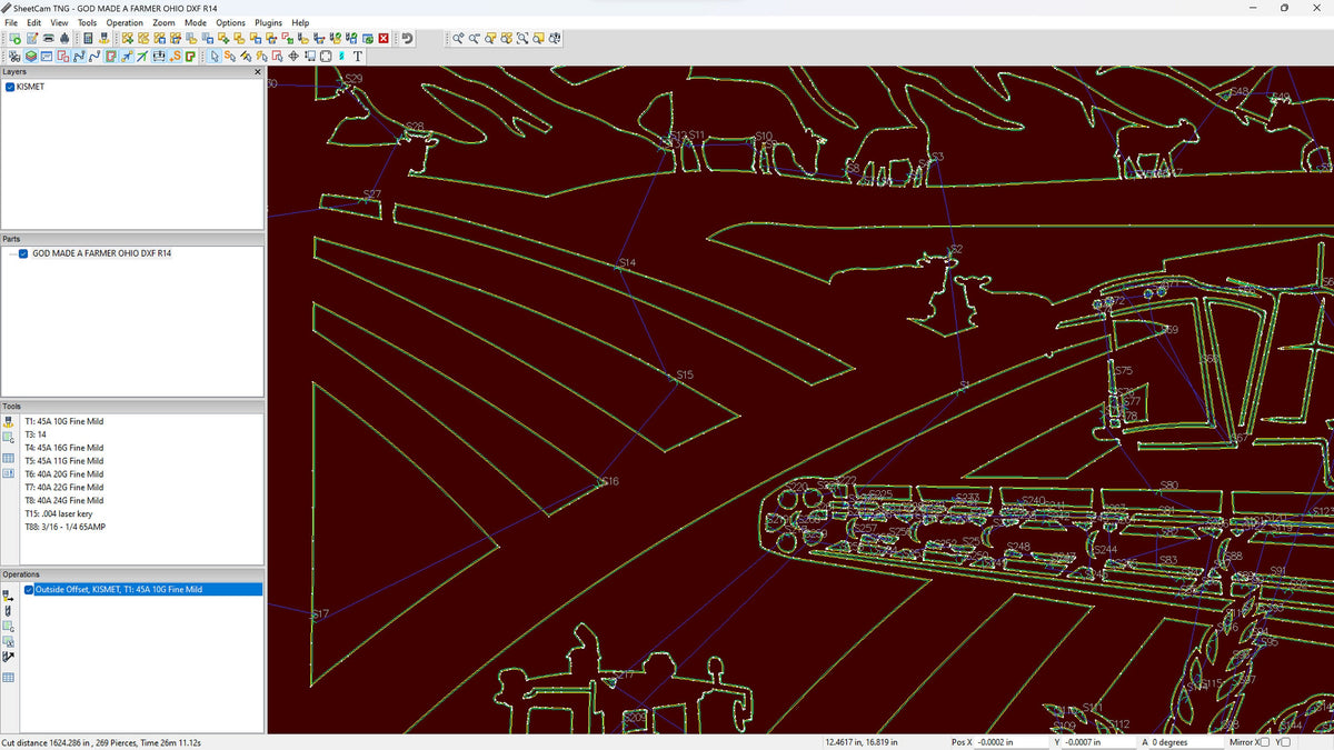 Ohio So God Made a Farmer Sign vector paths in design software (photo 6)