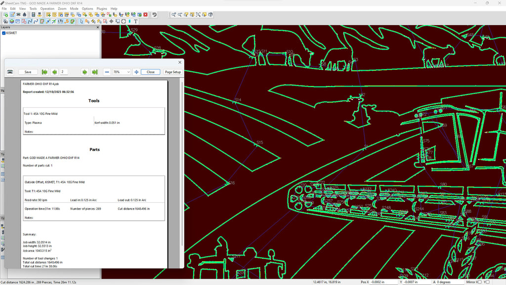 Ohio So God Made a Farmer Sign vector paths in design software (photo 7)