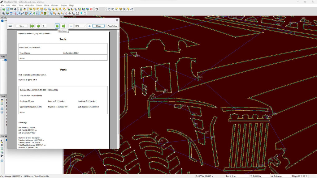 Colorado Rectangle Farm Scene Sign, No Lettering vector paths in design software (photo 4)