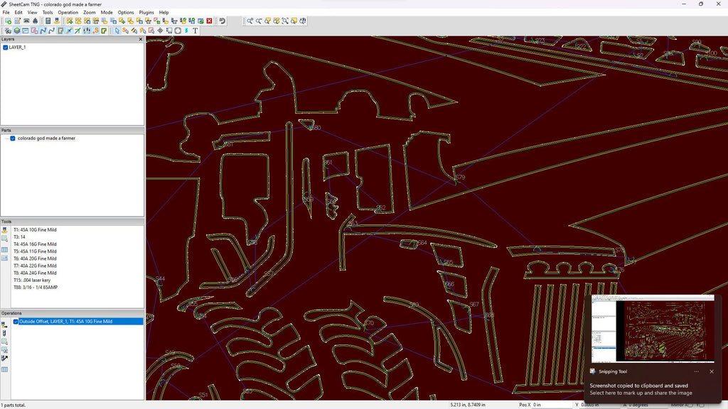 Colorado Rectangle Farm Scene Sign, No Lettering vector paths in design software (photo 8)
