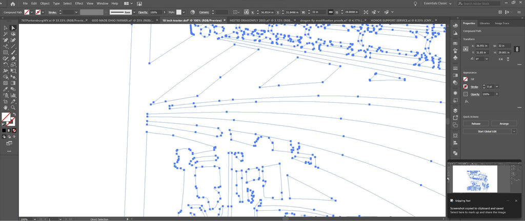 Missouri So God Made a Farmer Sign vector paths in design software (photo 4)