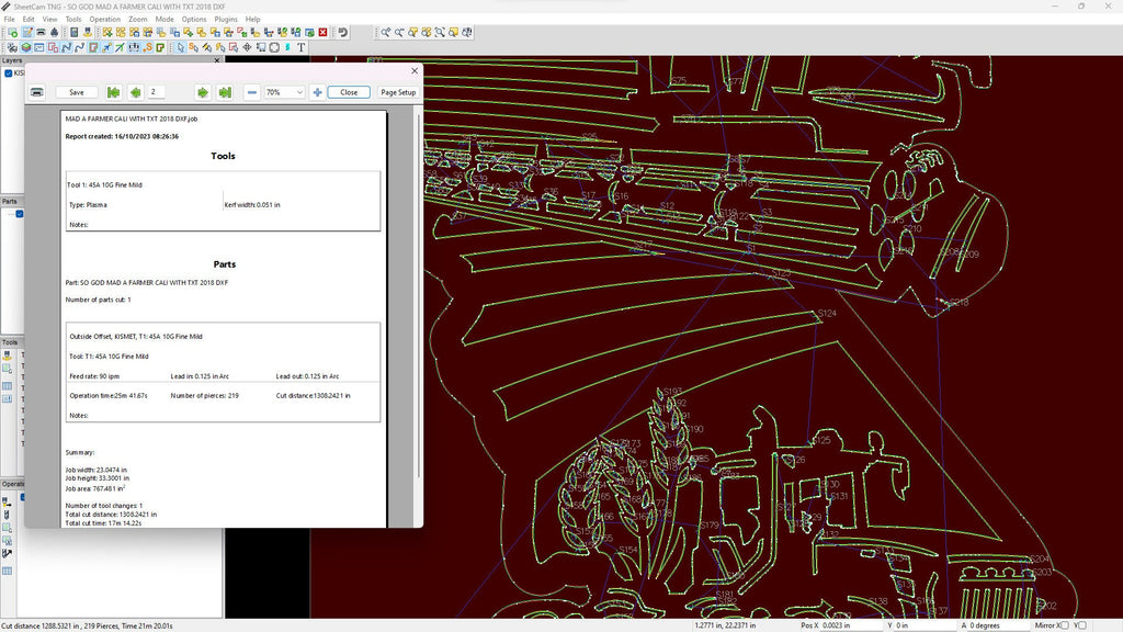 California So God Made a Farmer Sign vector paths in design software (photo 6)