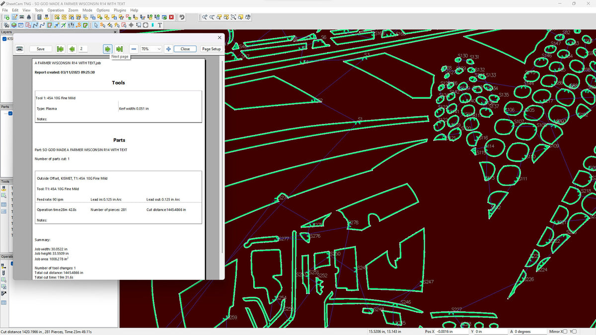 Wisconsin So God Made a Farmer Sign vector paths in design software (photo 4)
