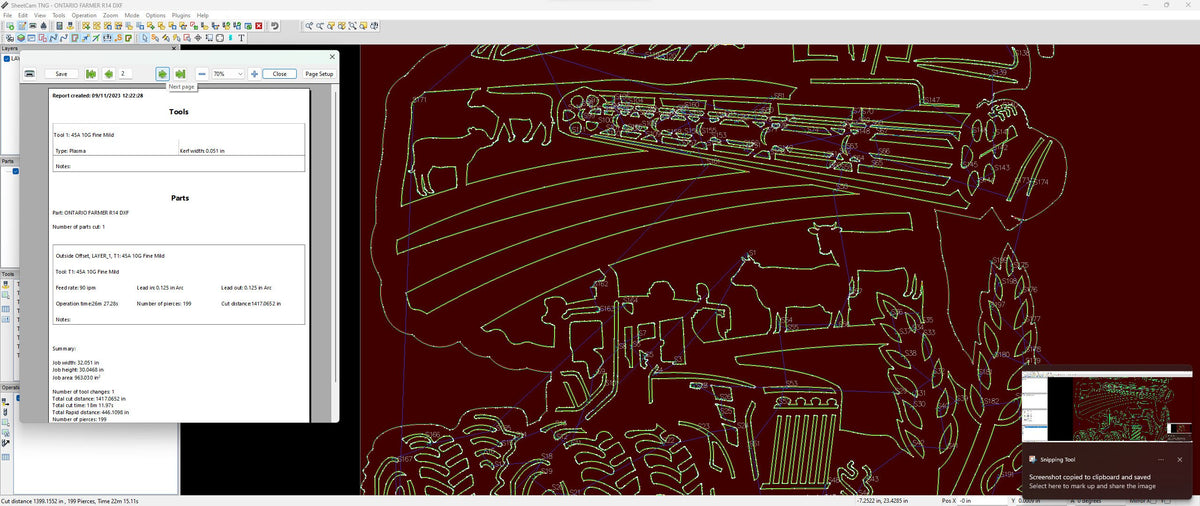 Ontario Farm Scene Sign, No Lettering vector paths in design software (photo 7)