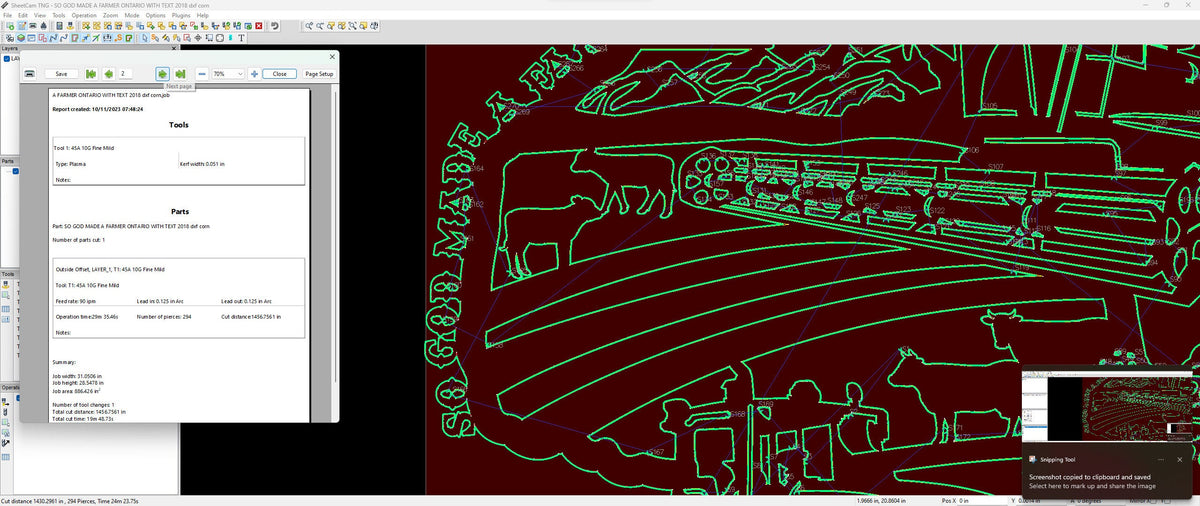 Ontario Corn So God Made a Farmer Sign vector paths in design software (photo 6)