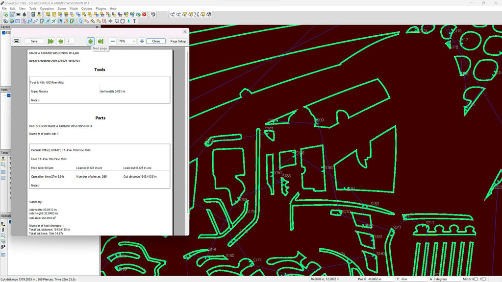 Wisconsin Farm Scene Sign, No Lettering vector paths in design software (photo 4)