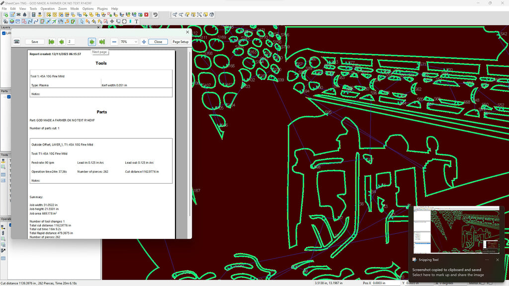 Oklahoma Farm Scene Sign, No Lettering vector paths in design software (photo 5)