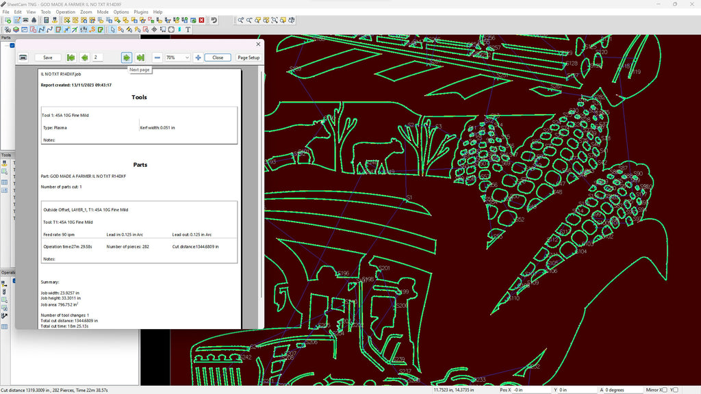 Illinois So God Made a Farmer Sign vector paths in design software (photo 5)