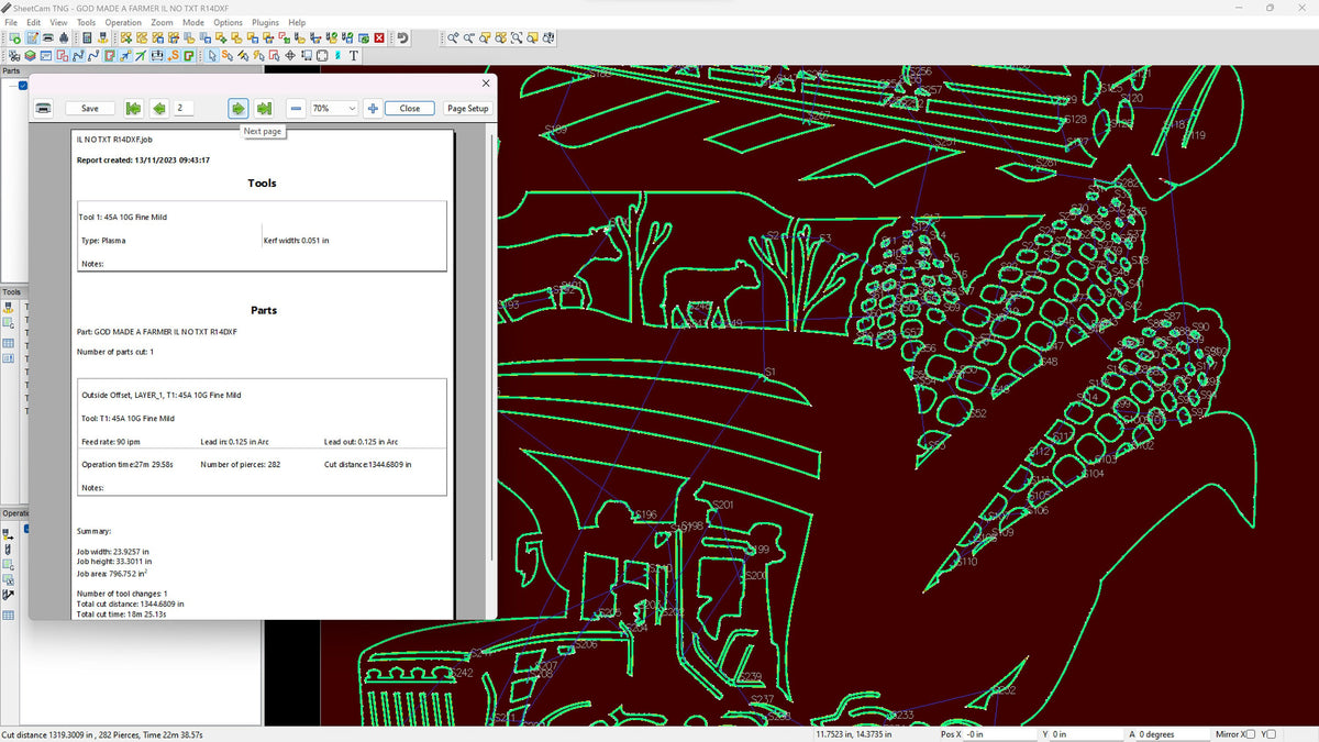Illinois So God Made a Farmer Sign vector paths in design software (photo 5)