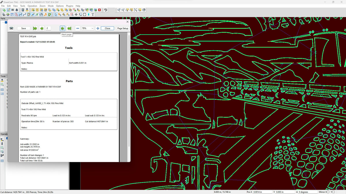 South Carolina So God Made a Farmer Sign vector paths in design software
