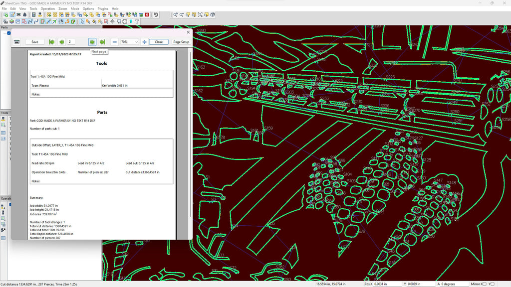 South Carolina Farm Scene Sign, No Lettering vector paths in design software (photo 5)
