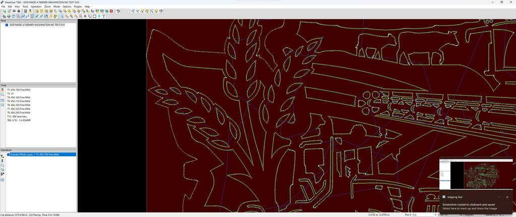 Washington So God Made a Farmer Sign vector paths in design software (photo 5)