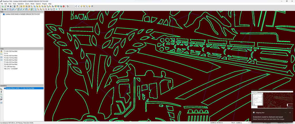 Oregon So God Made a Farmer Sign vector paths in design software (photo 6)