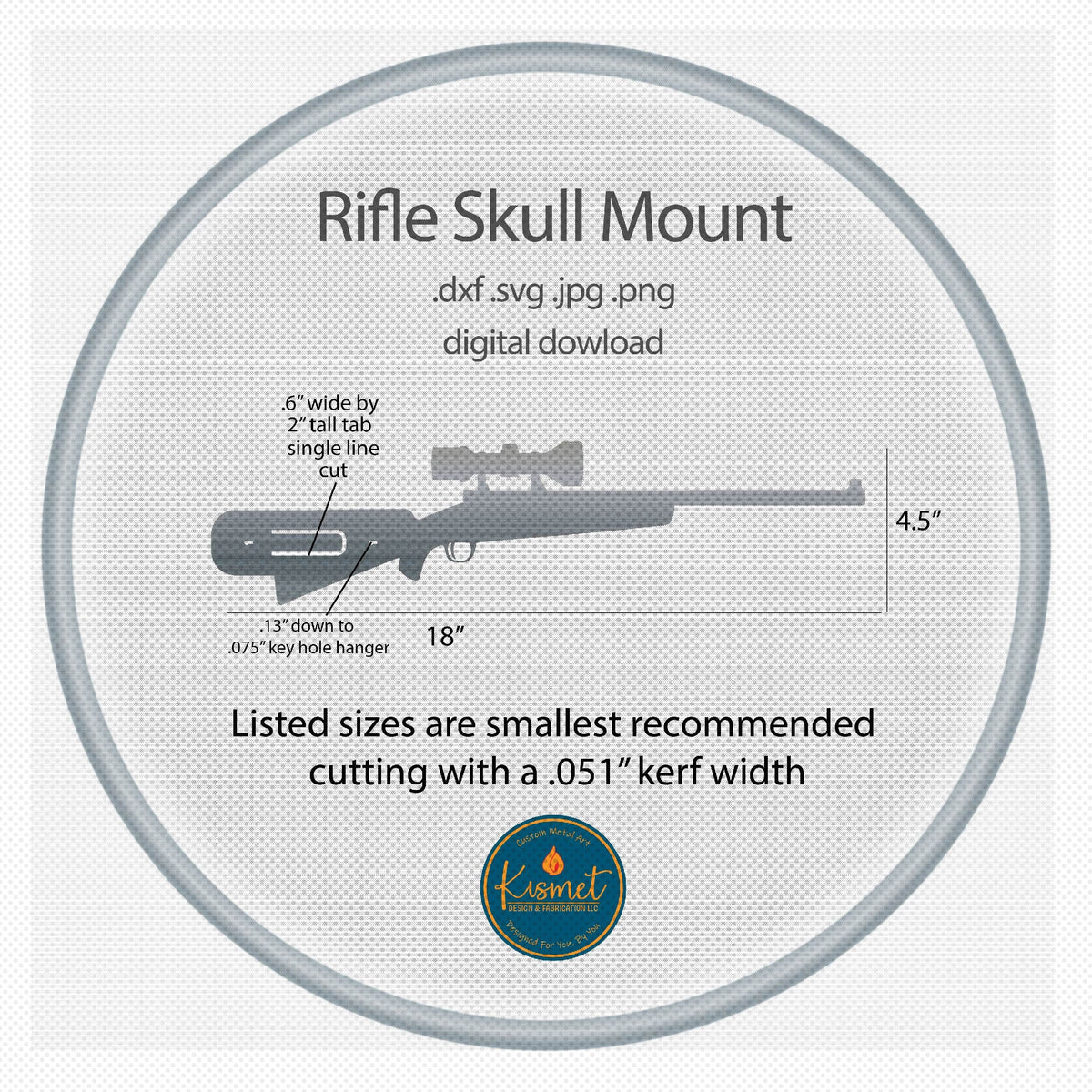European Skull Mounts Bundle DXF/SVG design preview with file details (photo 6)