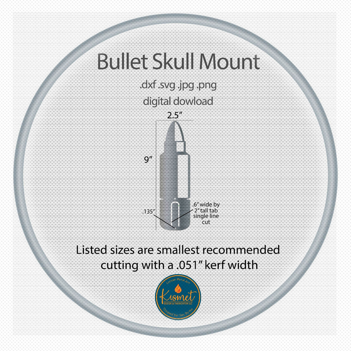 European Skull Mounts Bundle DXF/SVG design preview with file details (photo 7)