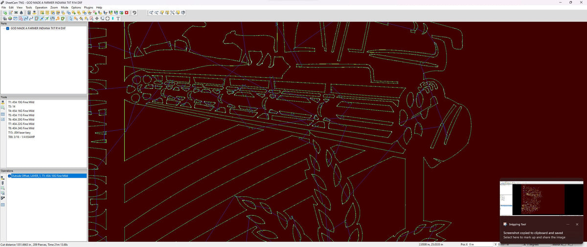 Indiana So God Made a Farmer Sign vector paths in design software (photo 7)