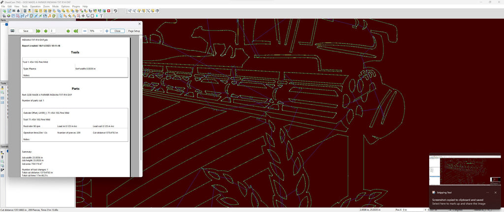 Indiana So God Made a Farmer Sign vector paths in design software (photo 8)