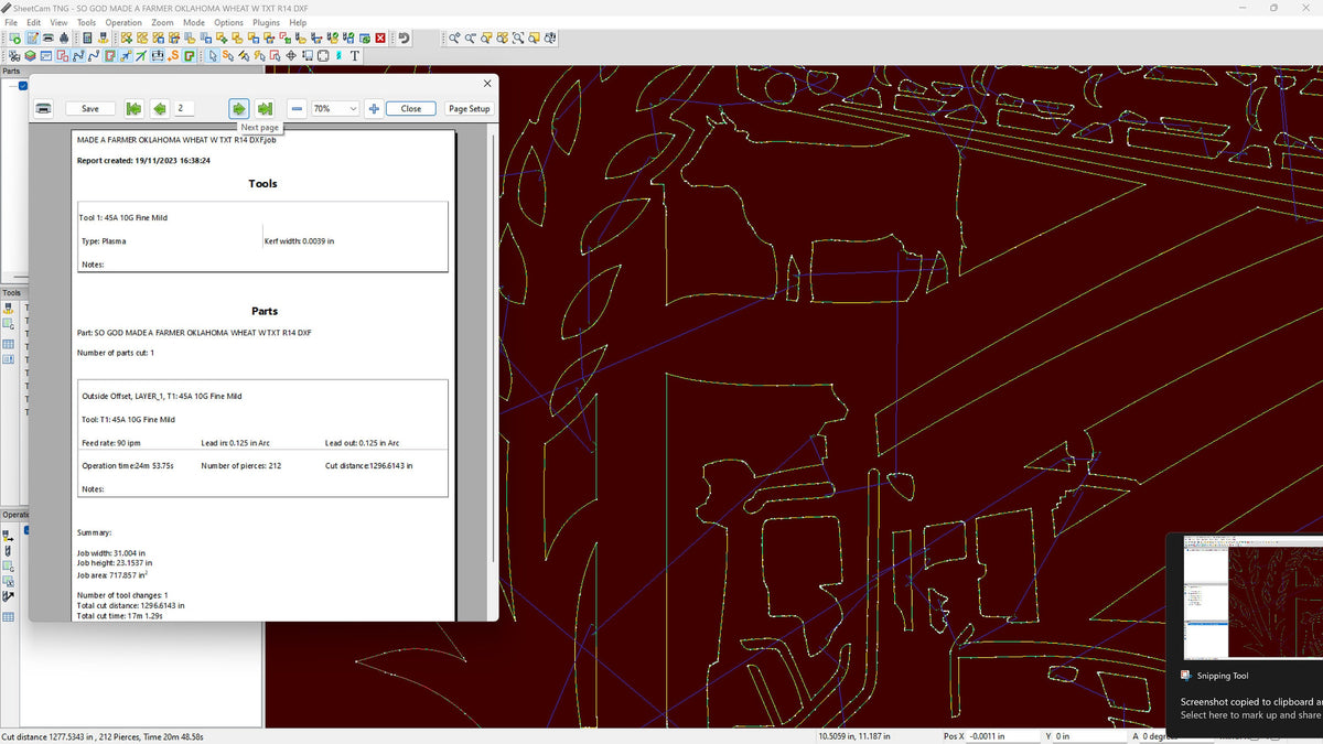 Oklahoma Wheat So God Made a Farmer Sign vector paths in design software (photo 5)