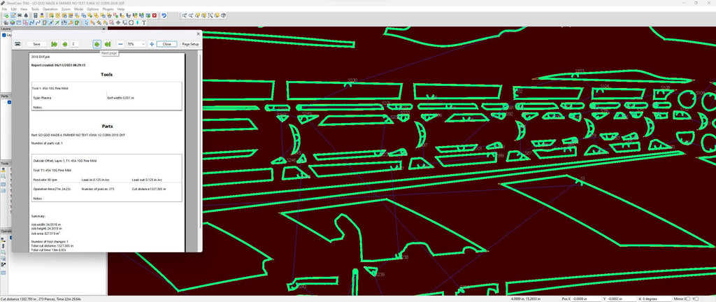 Iowa Corn Farm Scene Sign, No Lettering vector paths in design software (photo 6)