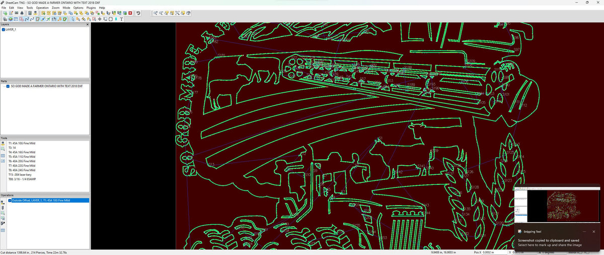 Ontario Wheat So God Made a Farmer Sign vector paths in design software (photo 6)