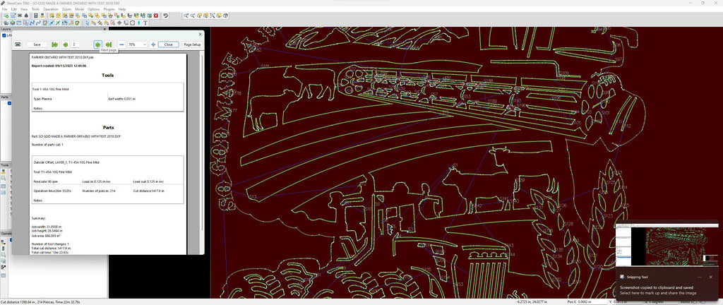 Ontario Wheat So God Made a Farmer Sign vector paths in design software (photo 4)
