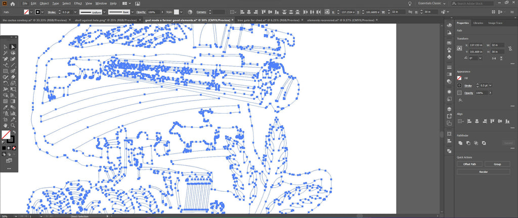 Ontario Farm Scene Sign, No Lettering vector paths in design software