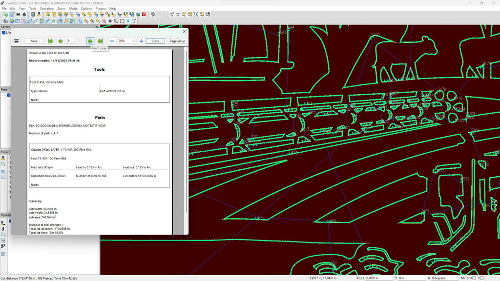 Virginia Farm Scene Sign, No Lettering vector paths in design software