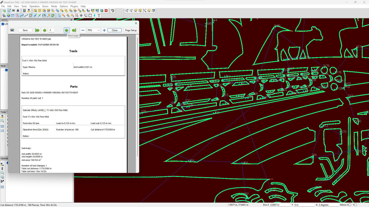 Virginia Farm Scene Sign, No Lettering vector paths in design software