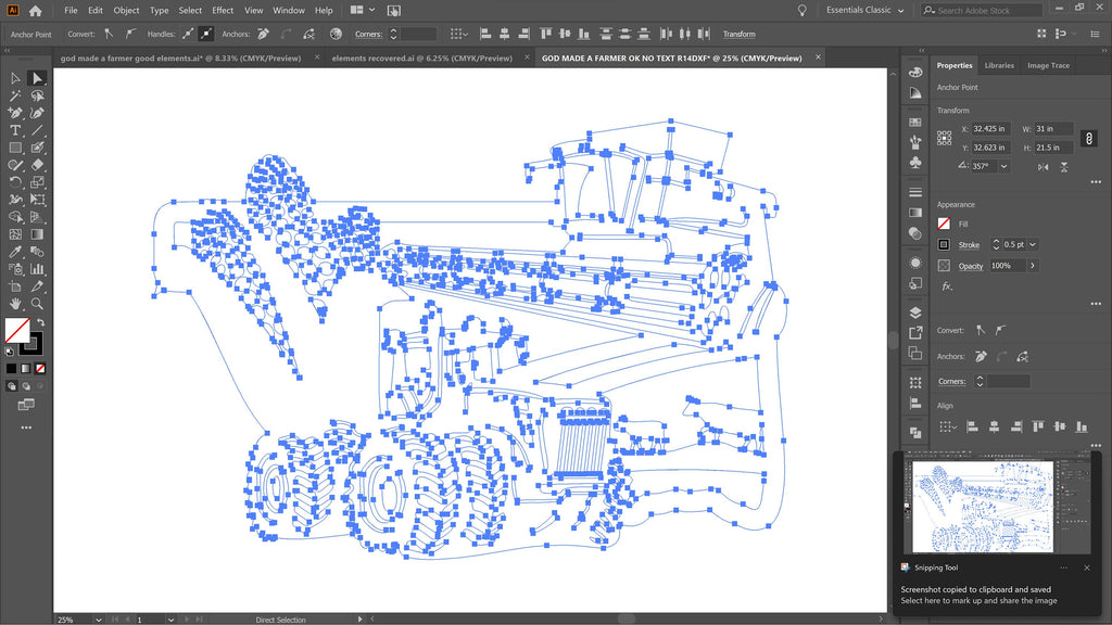 Oklahoma Farm Scene Sign, No Lettering vector paths in design software (photo 7)