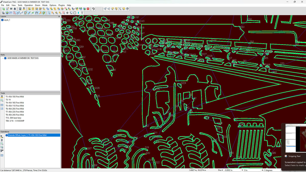 Oklahoma So God Made a Farmer Sign vector paths in design software (photo 6)