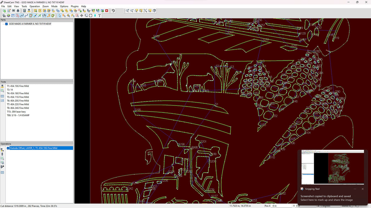 Illinois So God Made a Farmer Sign vector paths in design software (photo 7)