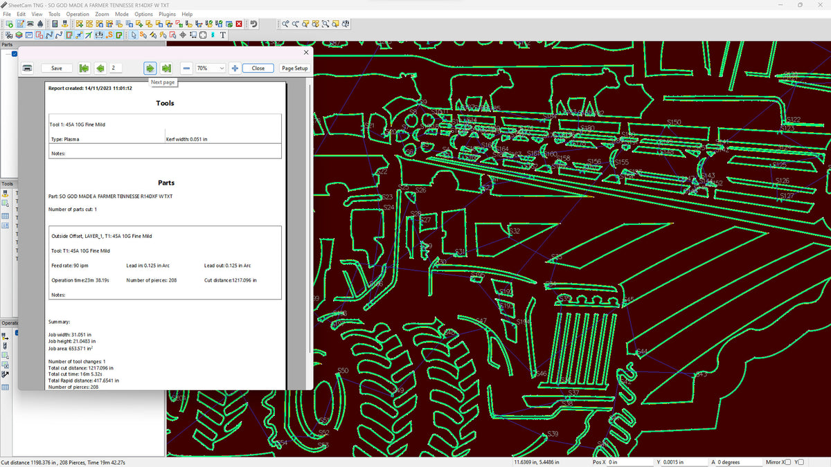 Tennessee So God Made a Farmer Sign vector paths in design software (photo 7)