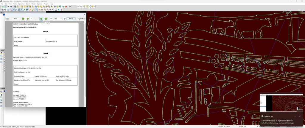 Washington So God Made a Farmer Sign vector paths in design software (photo 7)