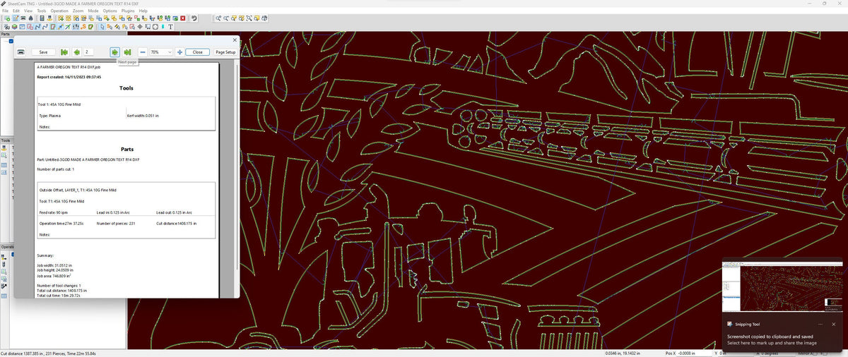 Oregon So God Made a Farmer Sign vector paths in design software (photo 5)