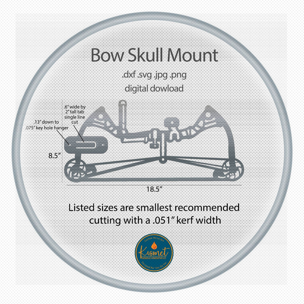European Skull Mounts Bundle DXF/SVG design preview with file details (photo 8)