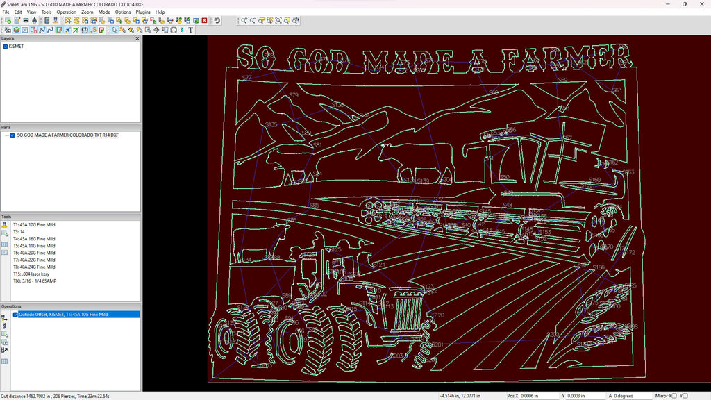 Colorado Farm Signs, Set of 2 vector paths in design software (photo 8)