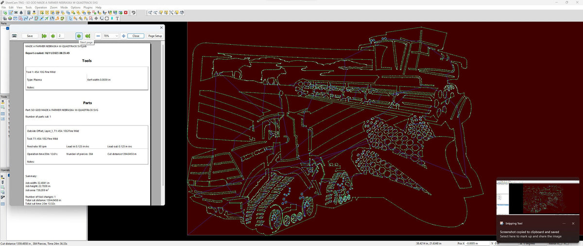 Nebraska Farm Scene Sign, No Lettering vector paths in design software (photo 7)