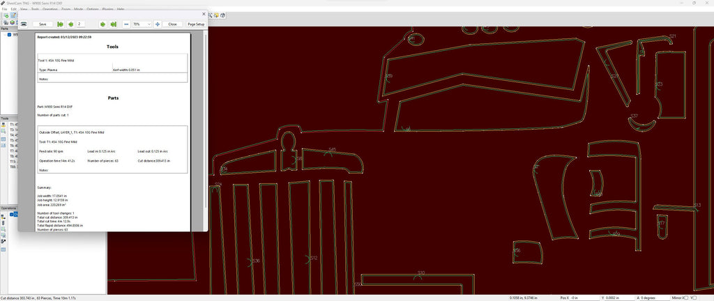 W900 Semi Truck Profile vector paths in design software