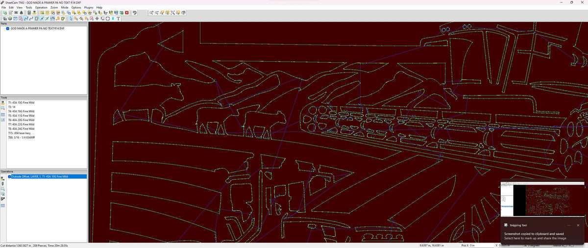 Pennsylvania Farm Scene Sign, No Lettering vector paths in design software (photo 5)