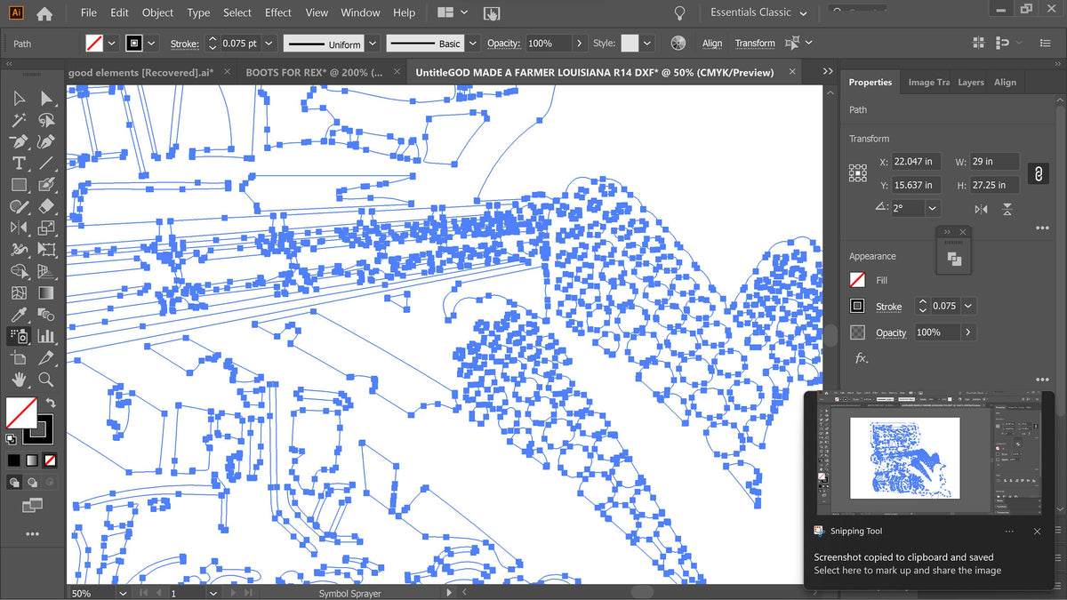 Louisiana Farm Scene Sign, No Lettering vector paths in design software (photo 4)