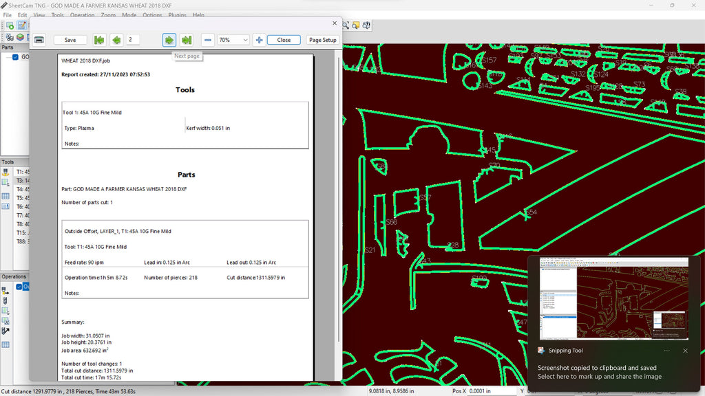 Kansas Wheat Rectangle So God Made a Farmer Sign vector paths in design software (photo 7)
