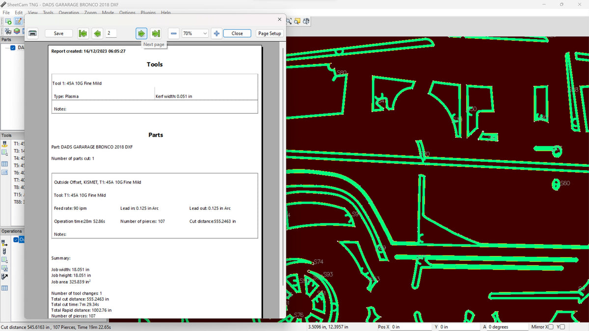 Dad's Garage Bronco Circle vector paths in design software (photo 7)