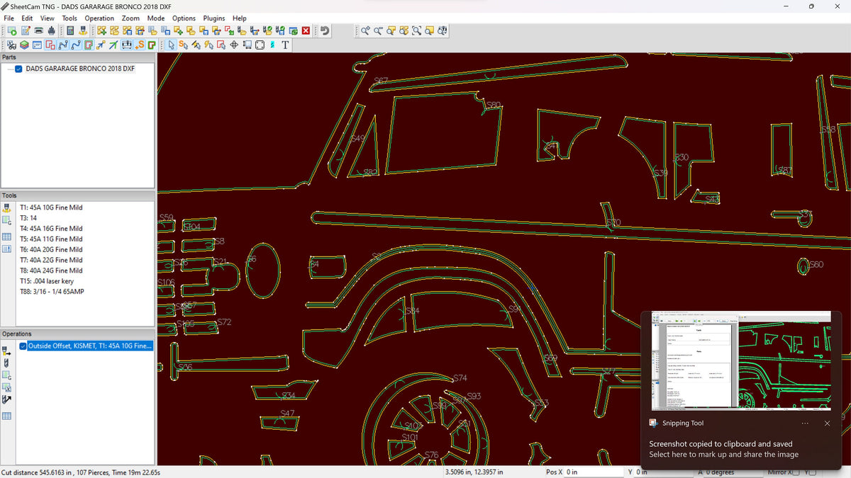 Dad's Garage Bronco Circle vector paths in design software (photo 8)