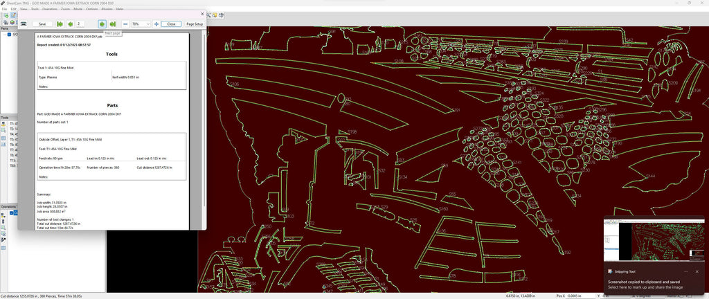 Iowa Tracked Tractor Farm Scene Sign, No Lettering vector paths in design software (photo 7)