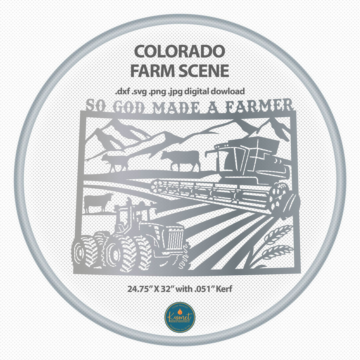Colorado Farm Signs, Set of 2 DXF/SVG design preview with file details (photo 4)